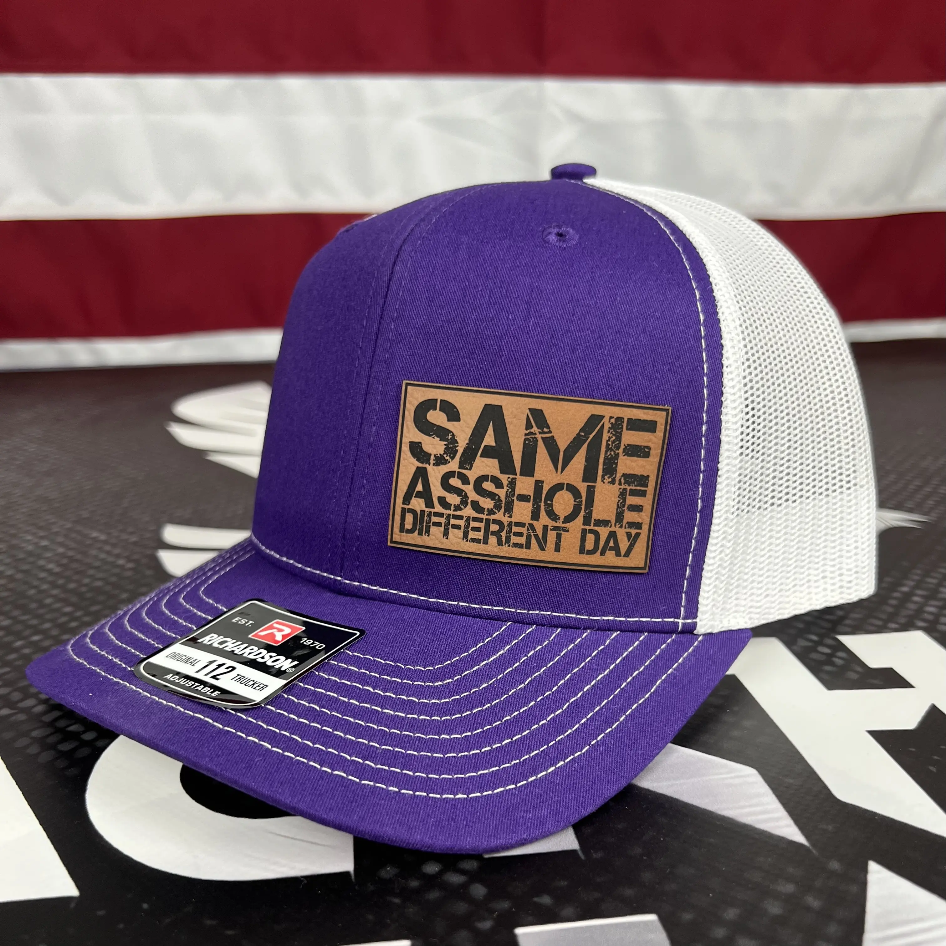 Purple/White