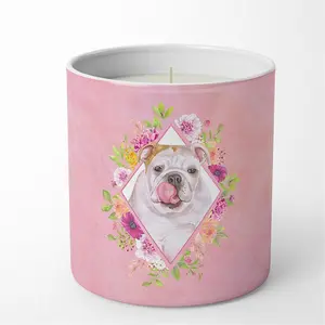 212 MAIN 10oz Flower Scented Hand-Poured Soy Wax Candle - Decorative Wick, Strong Aroma, Long-Lasting Burn, Max 4 Hrs Burn Time, Home Decor Freshener