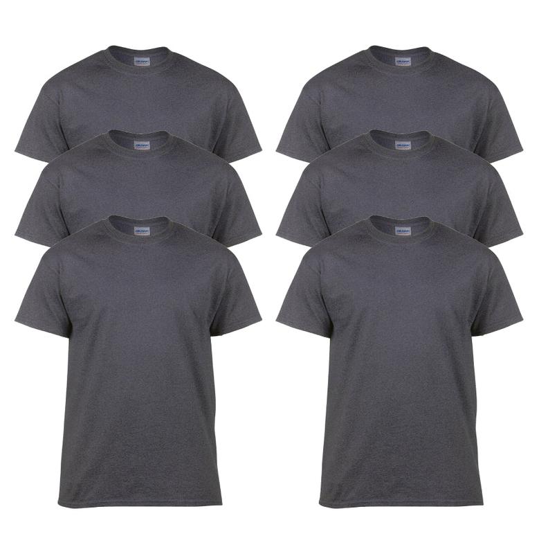 6-PACK - Gildan G500 Adult Heavy Cotton 5.3 oz T-Shirt