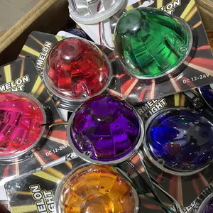 LED Chassis Lights - Amber Waterproof Side Marker Lights for Cars & Motorcycles, Custom Watermelon Glow Lights, Durable & Vibrant