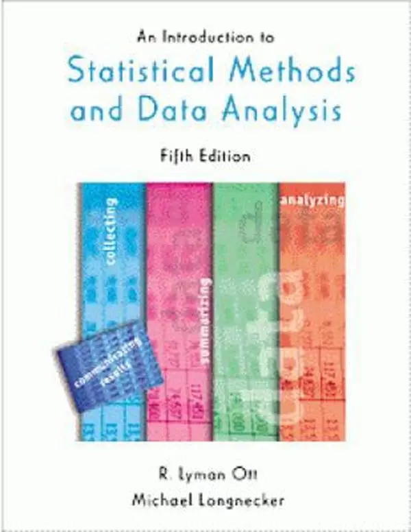 USED-An Introduction to Statistical Methods and Data Analysis by R. Lyman Ott (Hardcover)