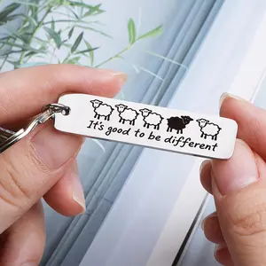 Creative Sheep Keychain, Encourages Individuality, Perfect Gift for Unique Friends, Practical and Heartfelt, Showcases Personal Style