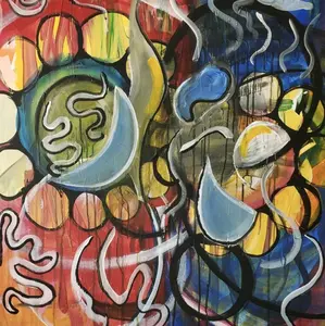 "Quaratined" original art print 8.5in by 11in