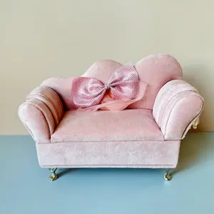 Mini Loveseat Jewelry Box, Home Organizer: Jewelry Box Storage Box for Necklaces and Bracelets - Organiser