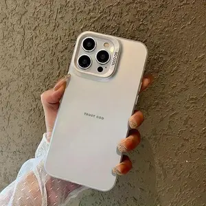 Trust In God Christian Pattern Case for iPhone 17 16 Pro Max 15 Plus 14 13 12 11 Air XR XS Plus Shockproof Drop Protection Durable PC Smartphone Cover