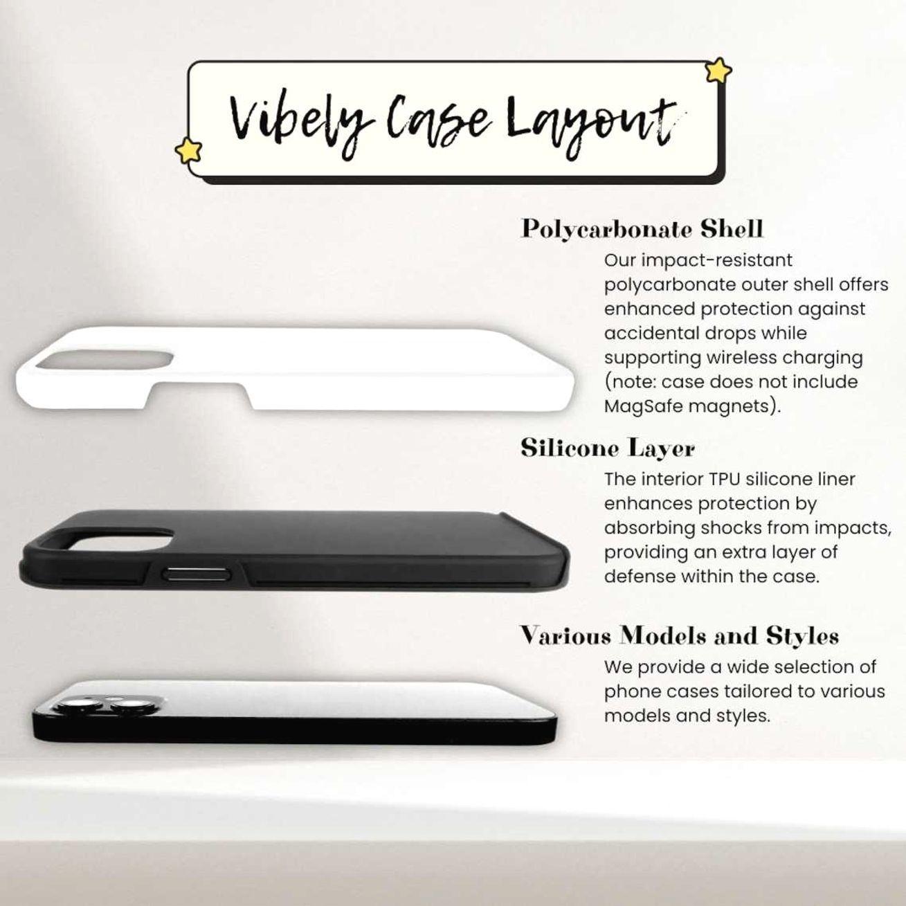 Magsafe Personalized Monogram Phone Case Stripes Initials iPhone 16 15 14 13 12 11 Pro Max