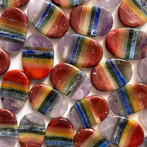 7 Chakra Bonded Worry Stone