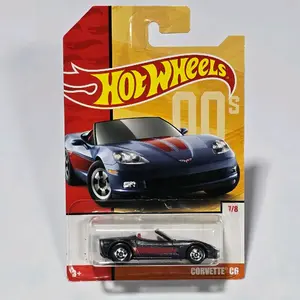 2019 Hot Wheels Corvette C6 Convertible Target Exclusive #7 of 8 Metalflake Graphic Throwback