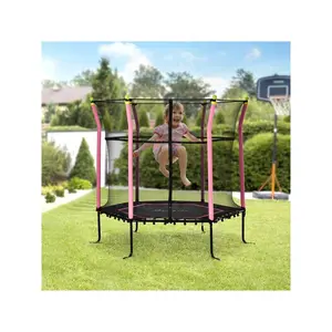 outstanding quality  Soozier Trampoline Kids With Net For Indoor Outdoor Use Pink