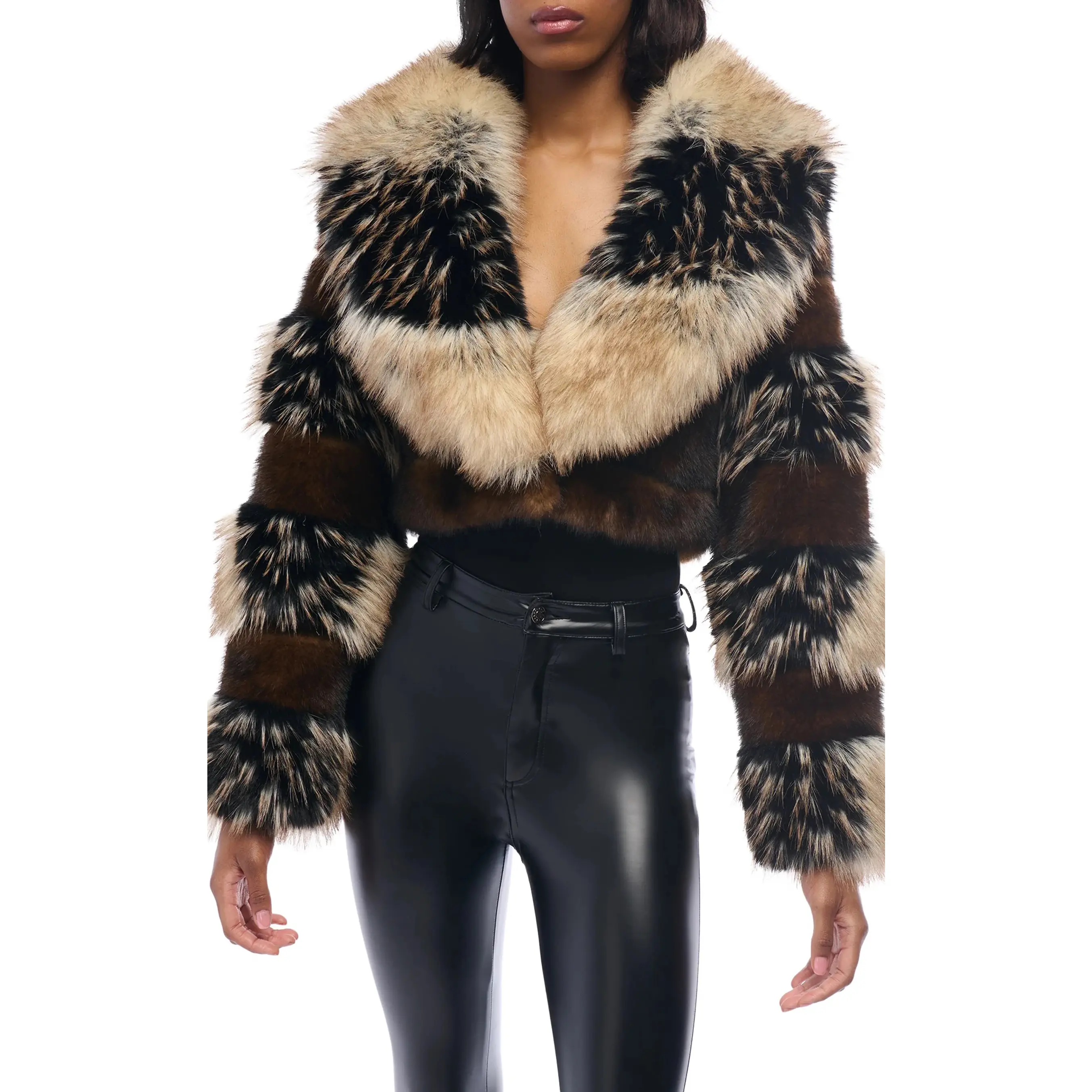 PORTIA-FUR FAUX FUR JACKET PORTIA-FUR FAUX FUR JACKET