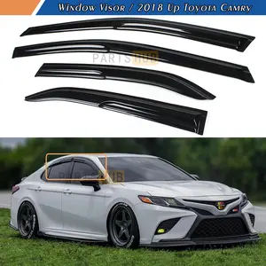 For 2018-2024 8th Gen Toyota Camry JDM 3D Mugen Style Window Visors Rain Guards