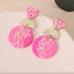 1 pair HaiSha Bold Statement Drop Earrings