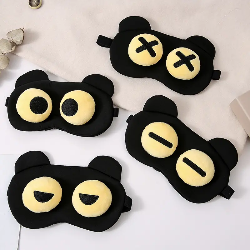 New creative funny expression big eye sleep mask, nap time blackout mask eyeshade