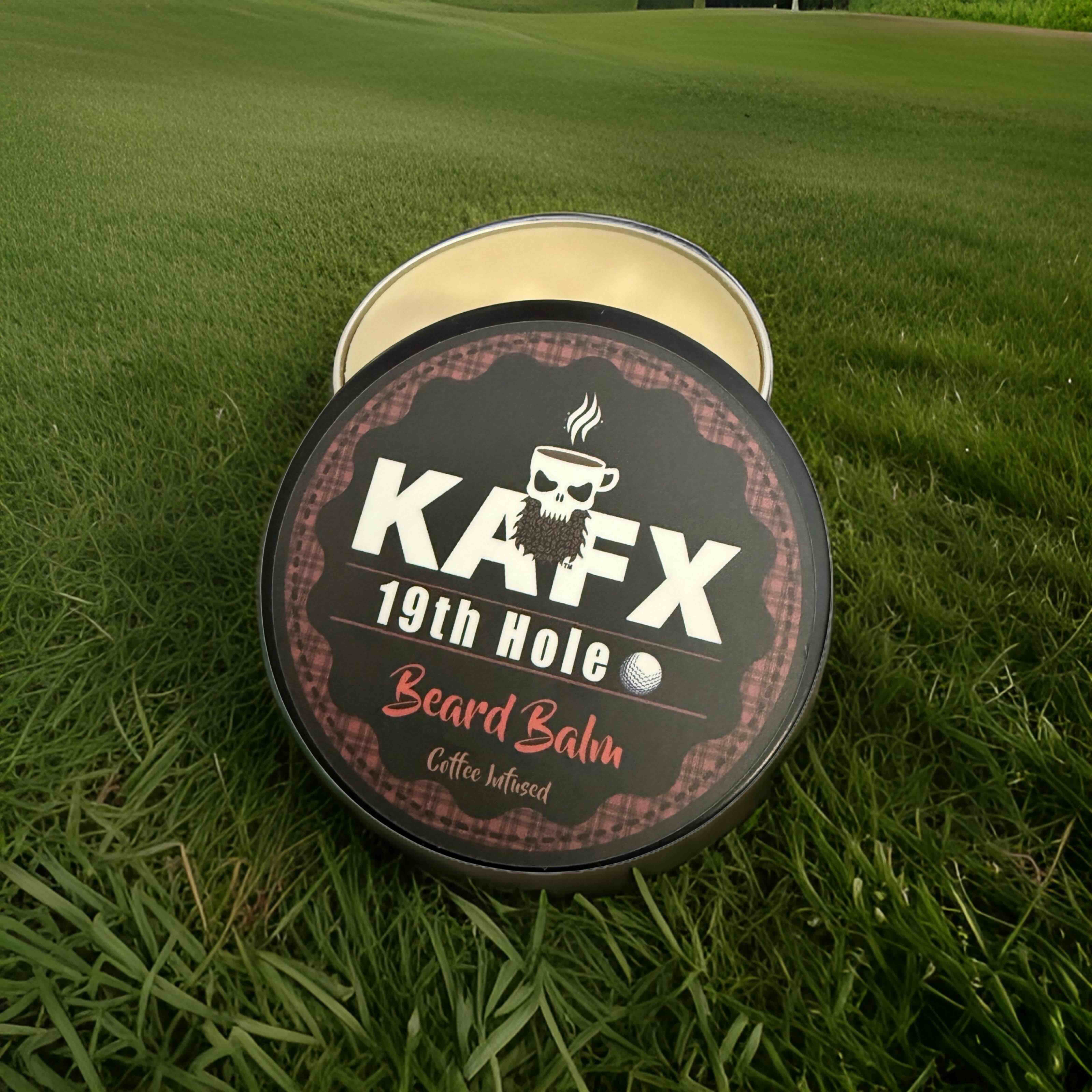 KAFX 19th Hole Coffee Infused Beard Balm Softens Beard and Hydrates Skin Provides Hold Coconut Cocoa KAFX 19th Hole Coffee Infused Beard Balm Softens Beard and Hydrates Skin Provides Hold Coconut Cocoa