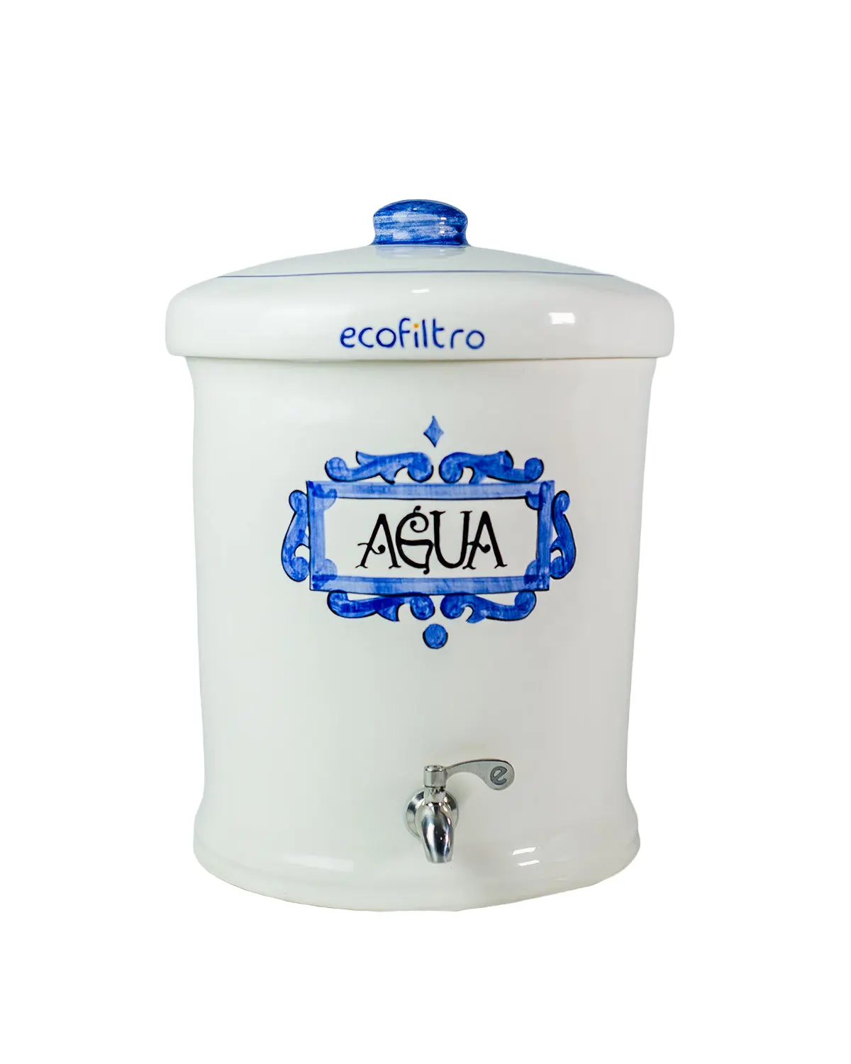 Ecofiltro Agua Ceramic Countertop Water Filter System, Gravity-Fed, 23L