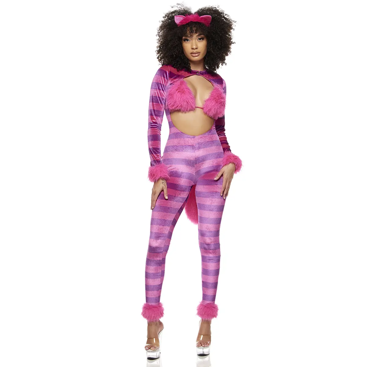 Forplay Women's Halloween Whisker Wonderland 4-Piece Women's Movie Character Costume