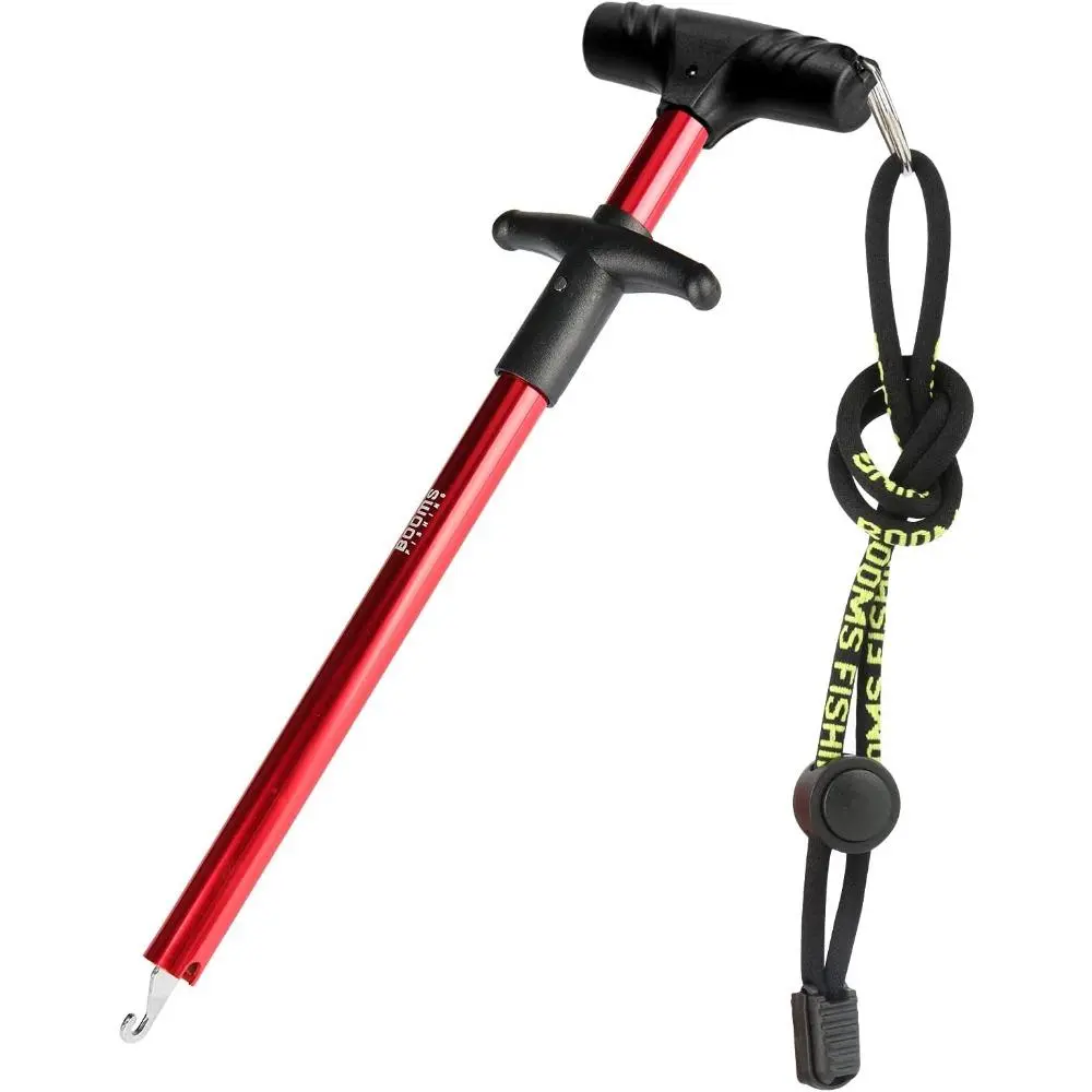 R2 Fishing Hook Remover, Anodized Aluminum Squeeze-Out Tool with Ergonomic Handle, Saltwater-Ready, Corrosion-Resistant, Less Harm, More Protection, Removes Deeply Swallowed Hooks, 3 Colors Available, Trout, Unisex, Adults, Remove Hooks Swallowed Deeply