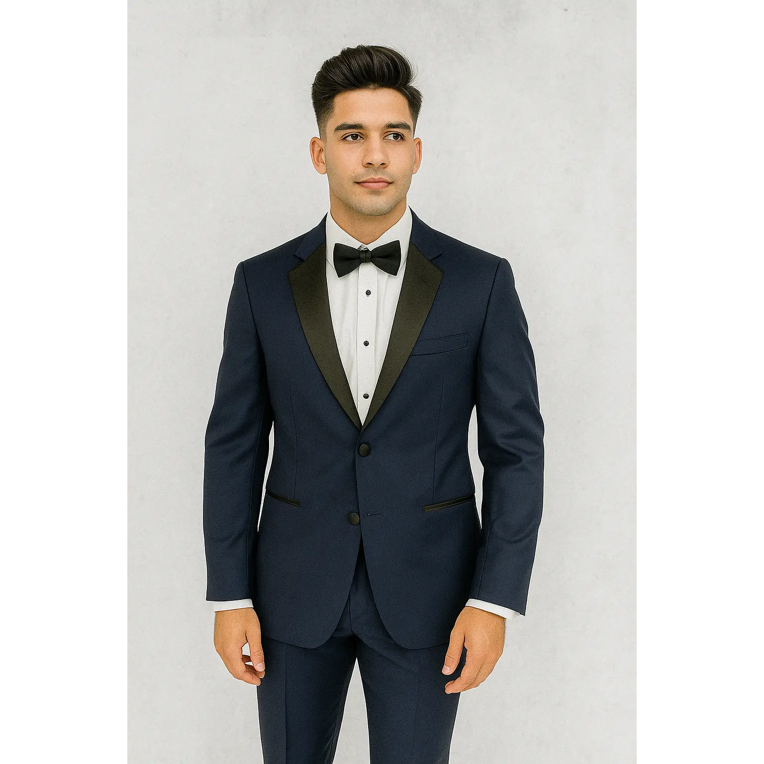 Caravelli T600512H-600560 Slim Fit Tuxedo Suit Midnight Blue