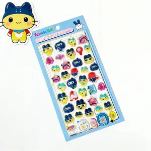 Cute Cartoon 3D Puffy Bubble Stickers Waterproof Vinyl Kawaii DIY Stickers for Scrapbooking Journal Planner Decoration Craft Stationery and Gift Making