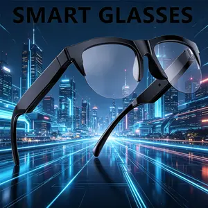 ANKRIYUL  Glasses Earphones 2-in-1 Smart Glasses For Play Game Earphone  Hiking Fitness Runing tiktokshopspringglowup