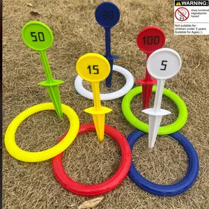 Children Beach Toys Ring Throw Game Set, Interactive Parent-Child Play, Perfect Birthday Gift, Fun Outdoor Activity for Kids
