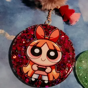 Resin Powerpuff Girls Keychains
