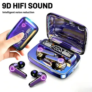 M19 Bluetooth Headset Wireless In-Ear Sports Intelligente Touch Led Displaymirror Warehouse Charging Treasure Earphone