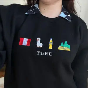 Perú Embroidery Sweatshirt - Hoodie in Peruvian Embroidery, Comfortable Fit, Versatile Style, Ideal for Any Occasion
