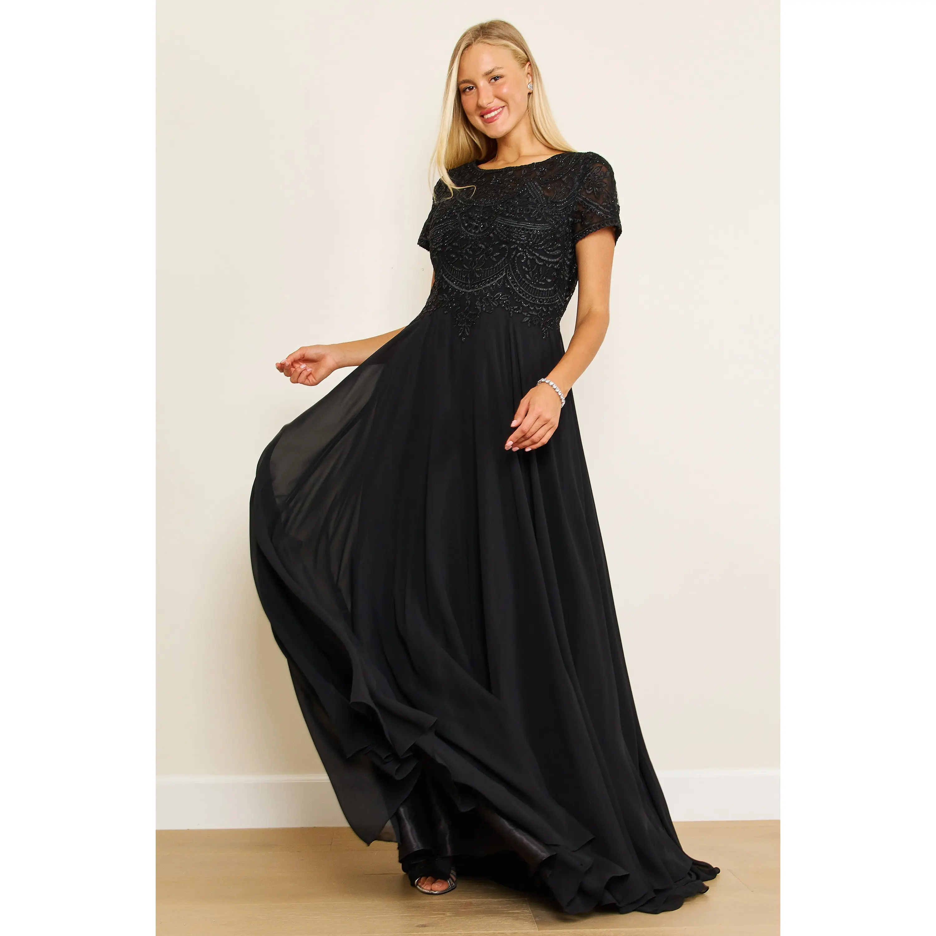 Dylan & Davids Short Sleeve Formal Mother of the Bride Dress - TikTok Shop