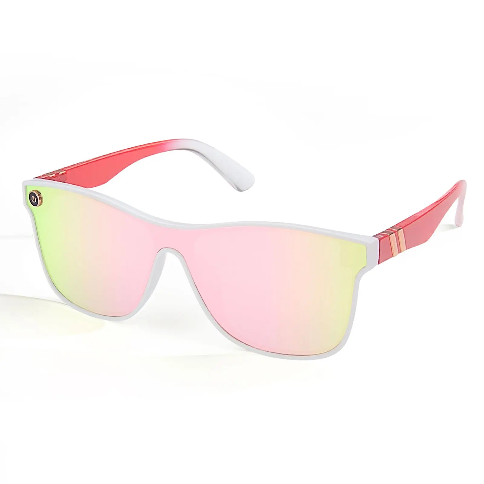 Women's White Thick Frame Cat‑Eye Sunglasses, Unisex 2026 Trend Y2K Streetwear Fashion Eyewear