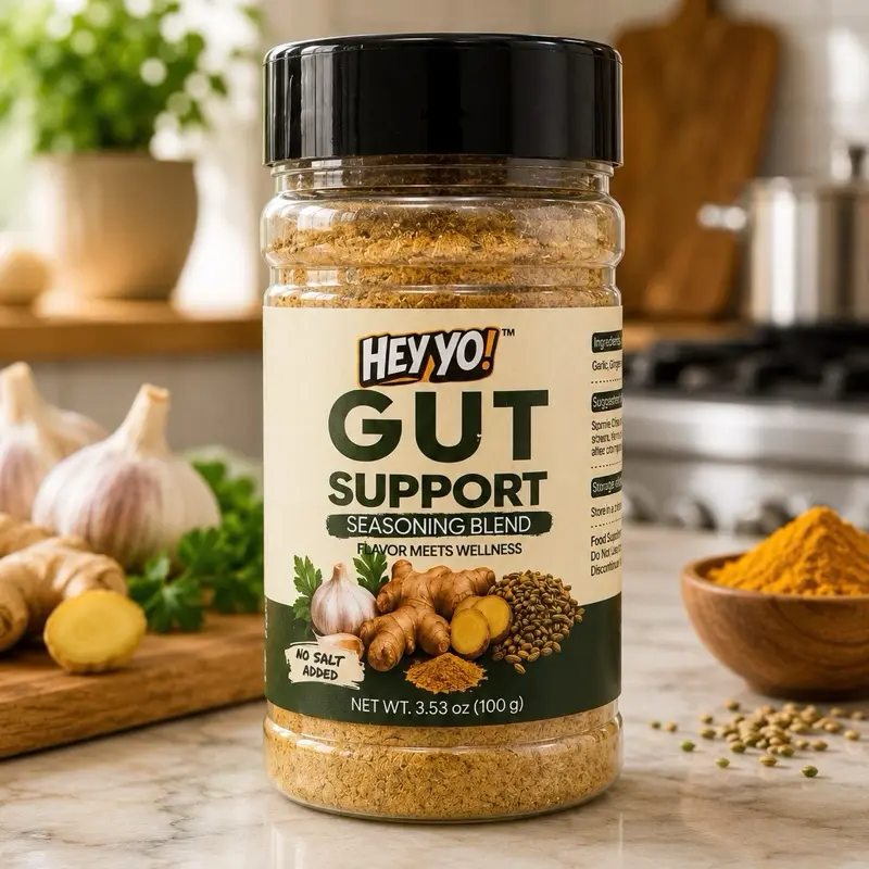 HEY YO! Gut Support Seasoning Blend, 100g Digestive Health Boosting Seasoning for Daily Culinary Use