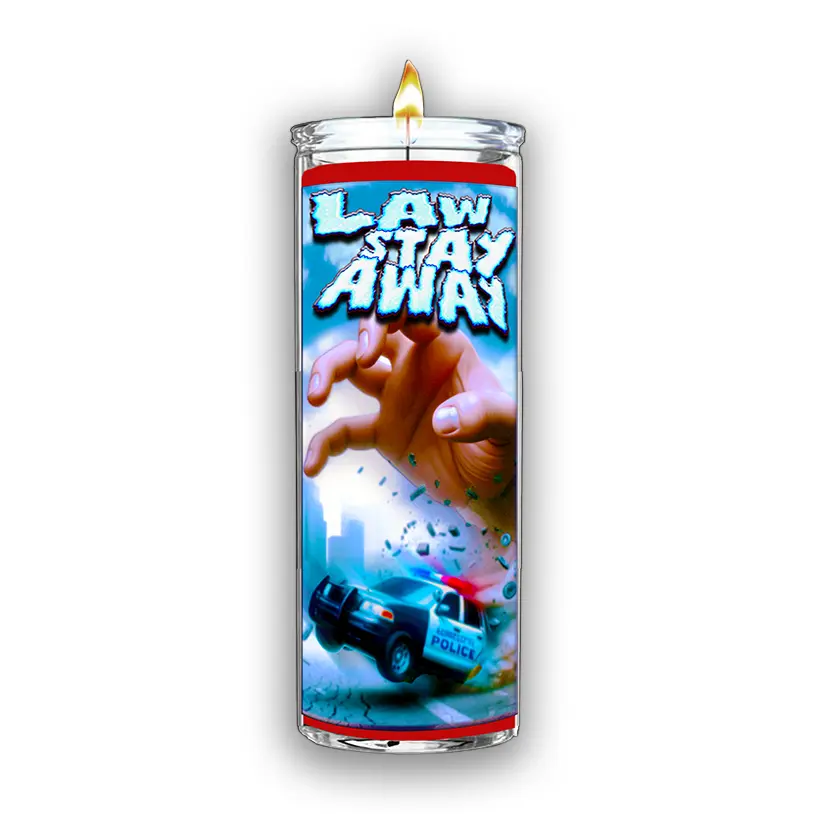 Law Stay Away Candle - Neutralizing Legal Situations; Avoiding Police; Court Case Spells
