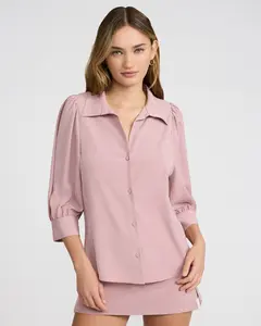 Express Puff Elbow Sleeve Shirt