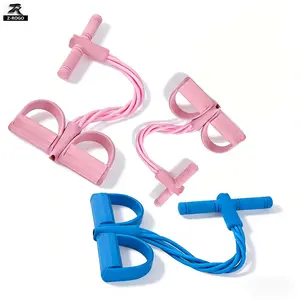 Pedal Puller - 6-Tube Elastic Latex Multifunctional Fitness Equipment for Pilates, Yoga & Abdominal Training, Full-Body Workout at Home - Portable & Stretching Fitness Solution for Home Workouts