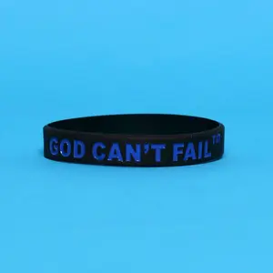 Cobalt Blue on Black Wristband