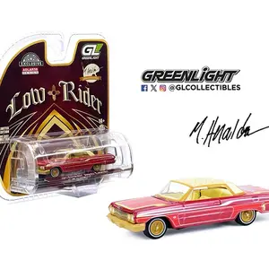 Greenlight 1:64 1963 Chevrolet Impala Lowrider – Michael Heralda Special Edition – Hobby Exclusive – M. Red
