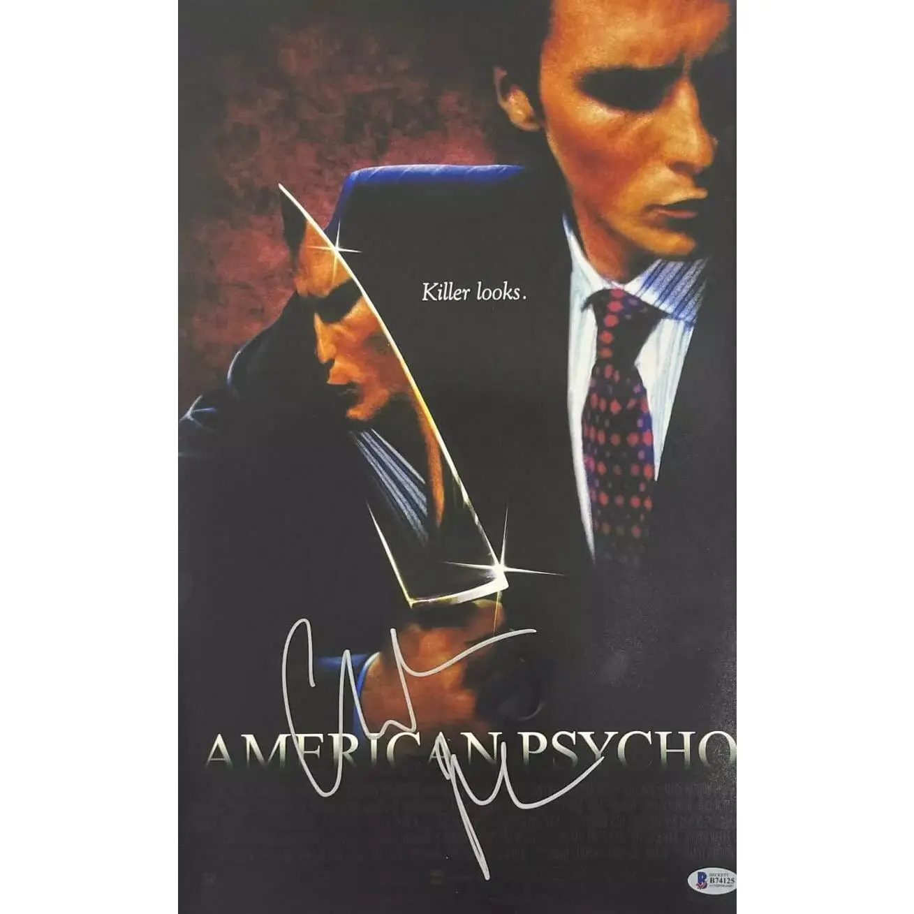 Christian Bale Authentic Autographed 12x18 Photo Poster #10