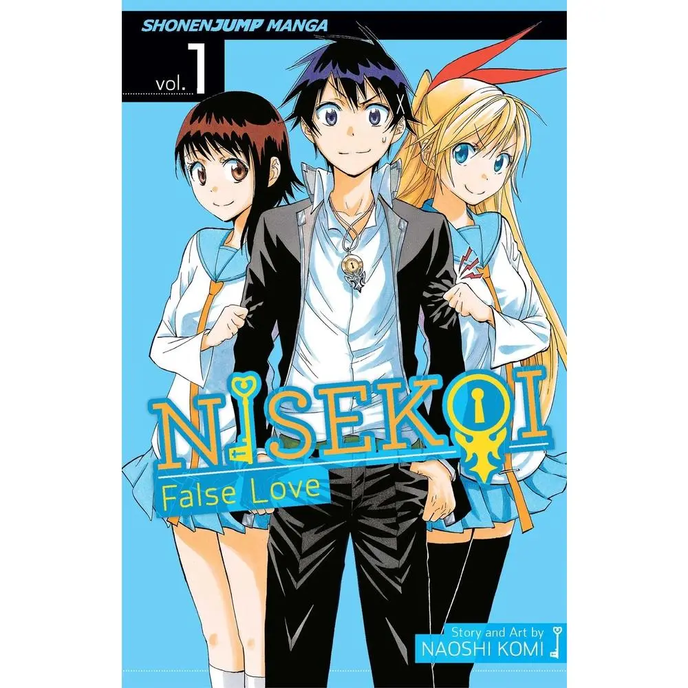 Used Manga - Nisekoi: False Love Vol. 1: The Promise by Naoshi Komi (Soft Cover, 0.4 lbs) - English Love Triangle & Gang Warfare Themed Literature Book, Novel