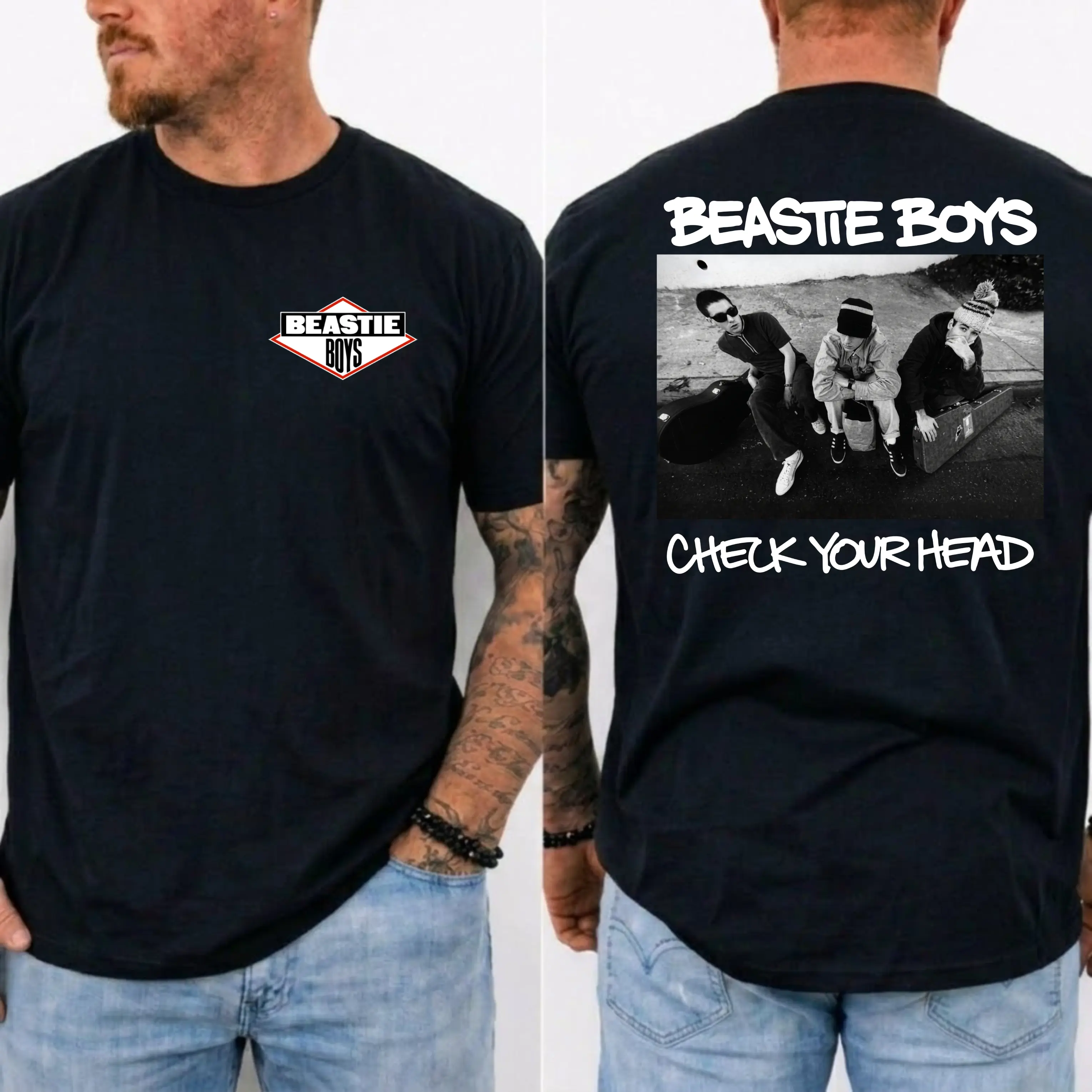 Beastie Boys Check Your Head Shirt, Hip Hop Music Band T-Shirt, 90s Rap Streetwear Gift, Vintage Hip Hop Graphic Tee For Men And Women
