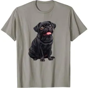Black Pug T-Shirt