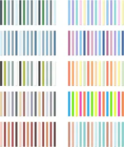 3000 count  Transparent Highlighter Tape, Short Highlighting Strips Index Tabs, Aesthetic Sticky Notes for Office School Supplies