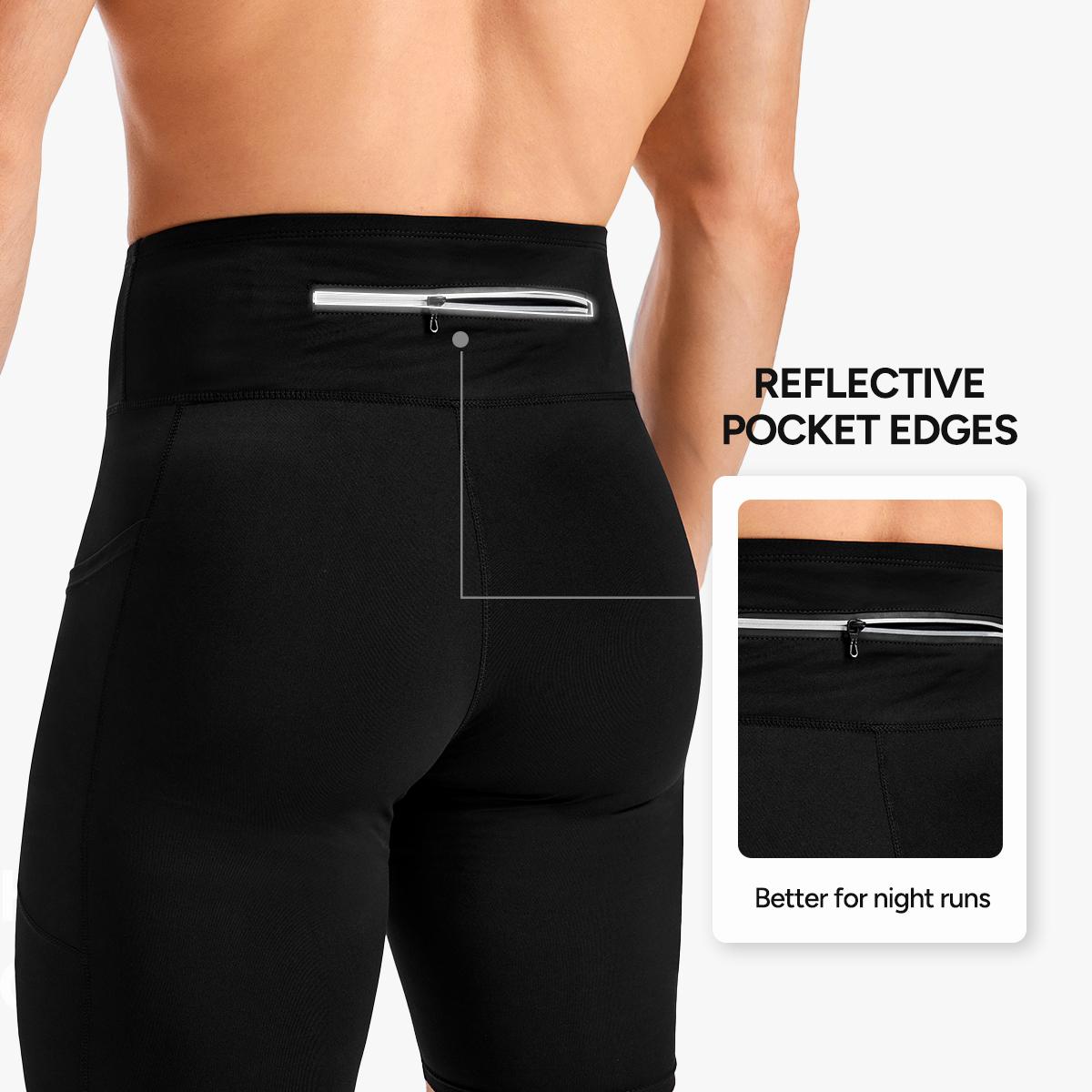 Nebility Compression Shorts for Men Sport Shorts Athletic Workout Running Performance Baselayer Underwear with Side Pockets