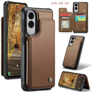 Magnetic Cards Solt Leather Wallet Protective Case For Samsung  A16 A36 A26 A56 A06 A15 Book Bag Cover