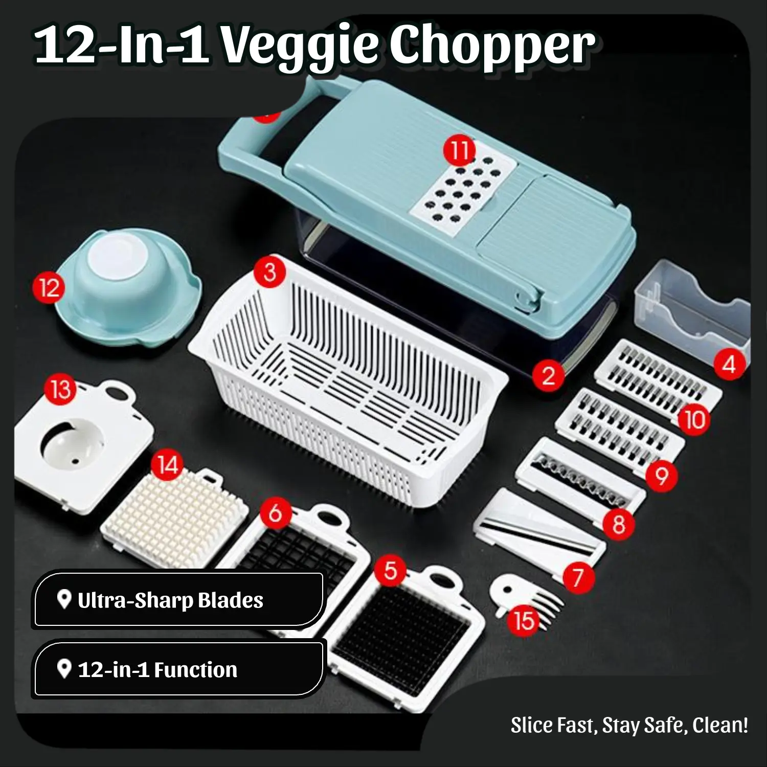 Multi-Functional Vegetable Cutter