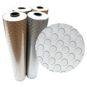 Rubber-Cal "Coin-Grip Metallic" PVC Flooring - 2.5mm Thick