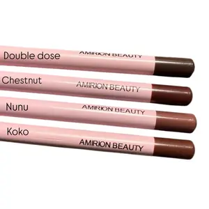 Amirion Beauty Lip Liners - Double Dose, Chestnut, Koko, Nunu, Midnight - Creamy Long-Lasting Formula for Effortless Lip Definition - Perfect for Any Occasion