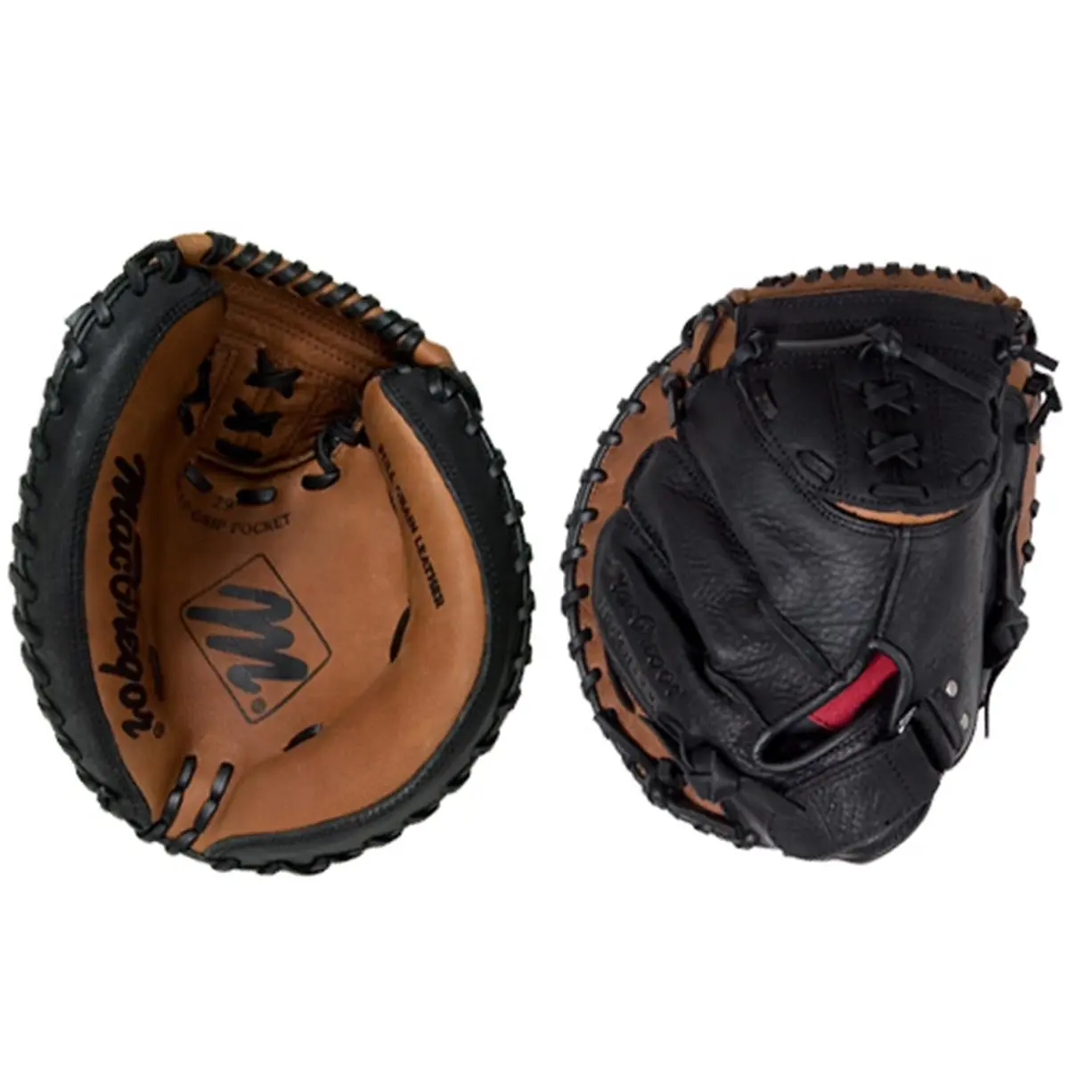 MacGregor Jr Series Left Handed Thrower Children's Softball Catcher's Mitt - 5-8 Age Group, Highest Quality Full Grain Preoiled Leather, Deep Grip Pocket, Scoop Toe Design, Satisfaction Ensured, Great Gift Idea, 5 To 8 Age Group, Pre-Oiled, Ages 5-8