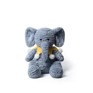 McHugs Starry Denim Elephant Mini Stuffed Animal