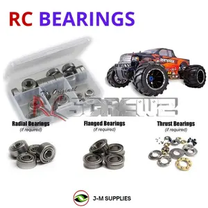 RCScrewZ Metal Shielded Bearings rcr043b for RedCat Rampage MT V3 1/5 Gas RTR Monster | PRO