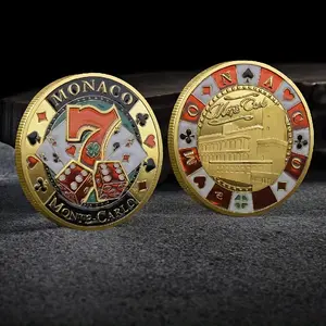 Lucky Chips commemorative medal, lucky card holder collection gift